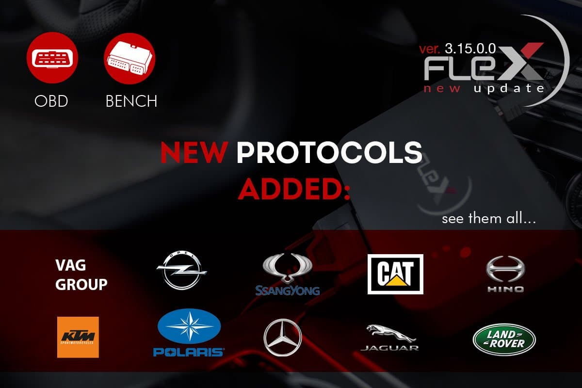 New OBD and Bench protocols for vehicles and tractors