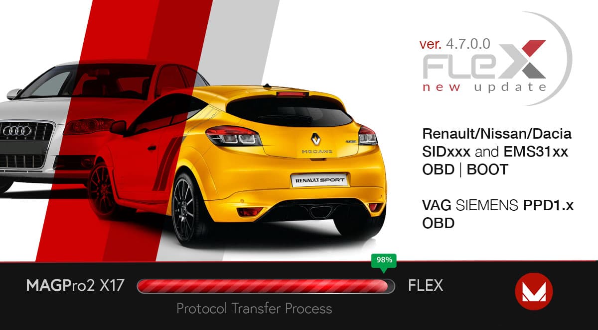 OBD and BOOT solutions for Renault / Nissan / Dacia - FLEX version 4.7.0.0  is ready