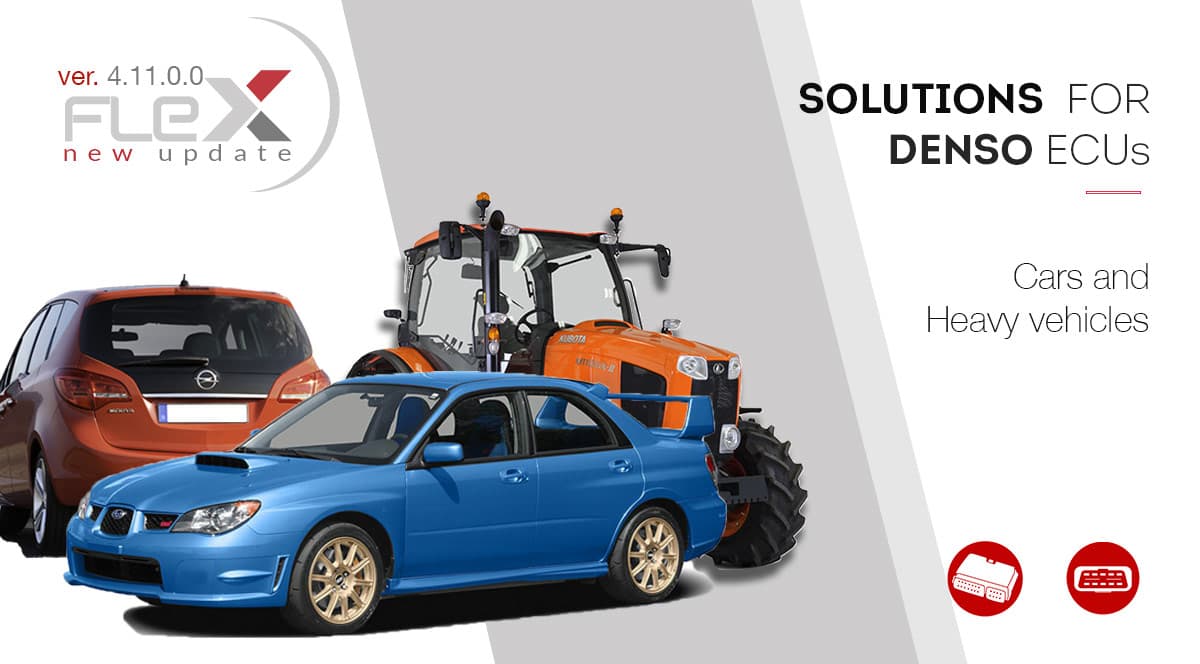 New solutions for Denso, Bosch, Marelli and Getrag