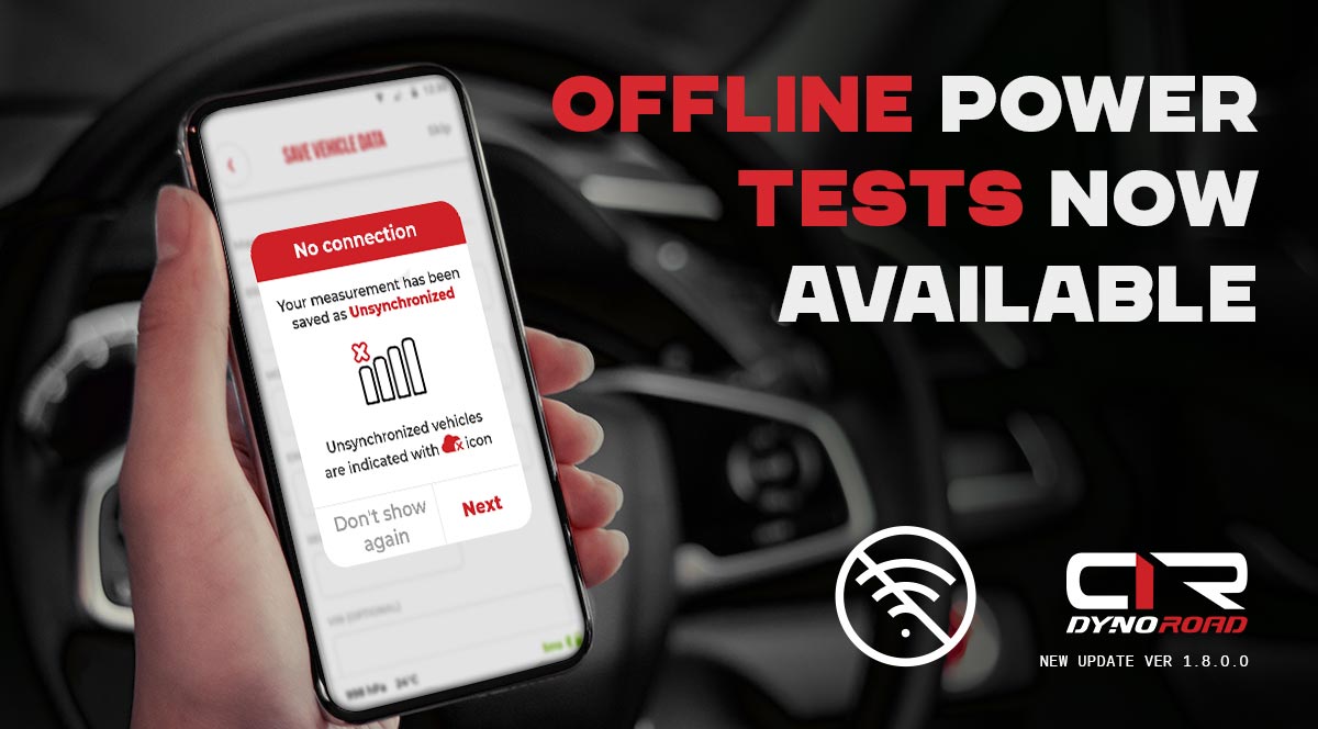 Offline DynoRoad Power Tests Now Available