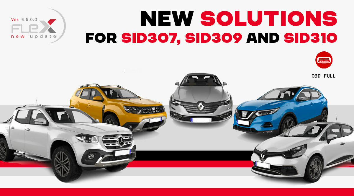 OBD Full solutions for SID307 SID309 and SID310