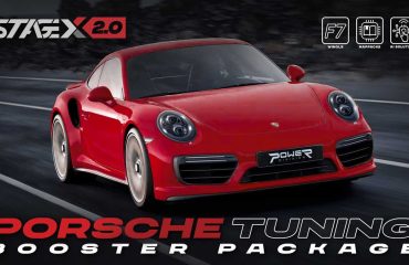 Sample car of the StageX update for Porsche vehicles