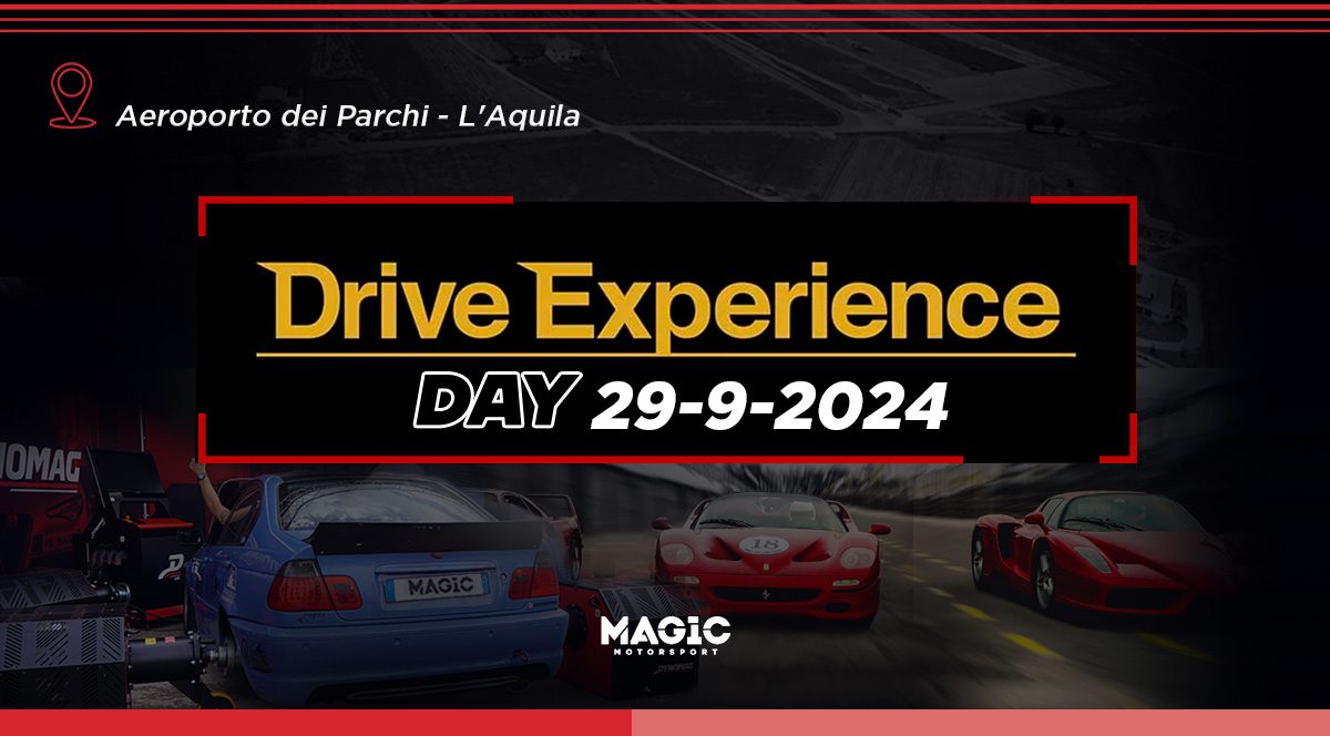 Title and subtitle of the Drive Experience Day event