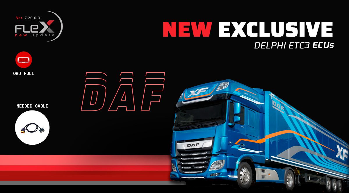 Flex: Protocollo OBD Full per DAF Delphi ETC3