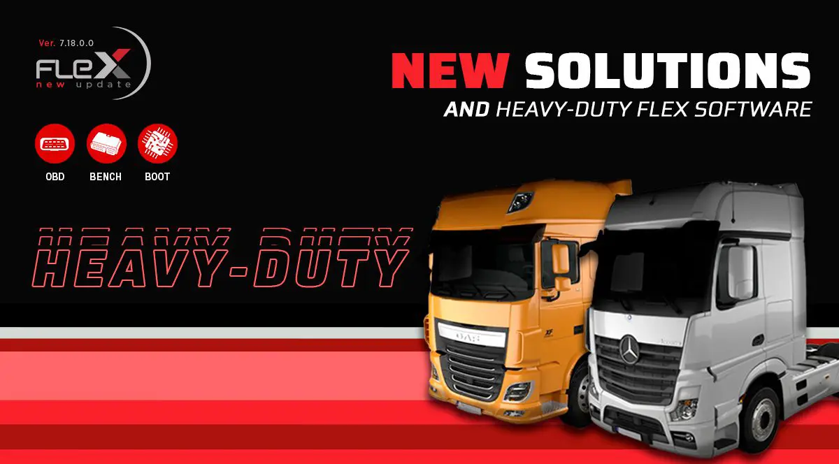 New Flex software license for trucks, industrial and other heavy vehicles