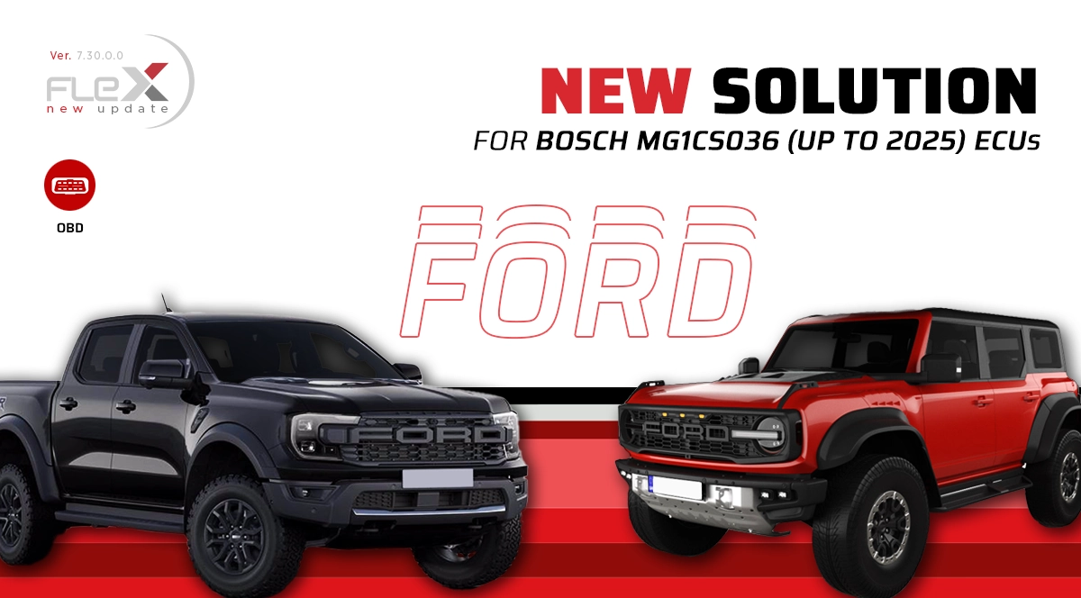 Flex Update 7.30.0.0 - New OBD Solution for Ford Bosch MG1CS036