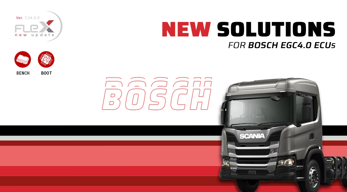 Flex Update 7.24.0.0 - Scania Bosch EGC4.0 in Bench Boot mode